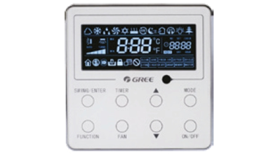 Image of Gree XE70-17/E(M) digitális fali vezérlő fan-coil-okhoz