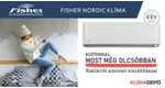 Fisher NORDIC oldalfali inverteres klíma