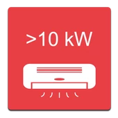 Nagy teljesítményű inverteres klímák