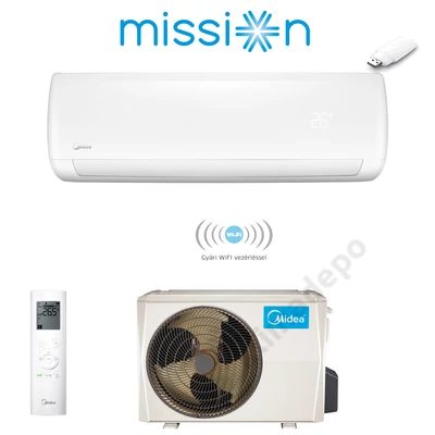 Midea Mission Full DC - MSMBBU-12HRFN1 oldalfali inverteres klíma