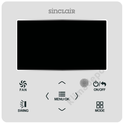 Sinclair SWC-02 fali vezetékes vezérlő Focus sorozathoz