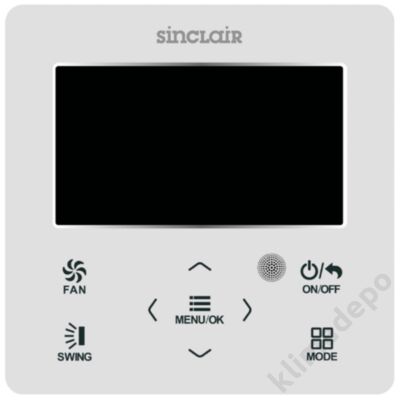 Sinclair SWC-02 fali vezetékes vezérlő Focus sorozathoz
